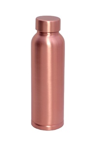 100% Pure Copper <b>Water</b> <b>Bottle</b> for Drinking matt Finish with Leak Proof Lid Copper Vessel for Yoga <b>Gym</b> Office Home & Travel - Product Image 2