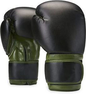 Gants de boxe professionnels en cuir fabriqués au Pakistan, dernier design, haute qualité, imperméables, antidérapants, couleurs personnalisables, pour le kick-boxing - Product Image 2