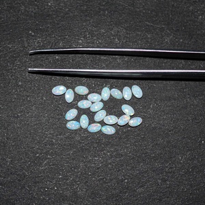 7x9mm naturel australien opale ovale Cabochons pierres semi-précieuses bijoux en gros Premium opale de feu pierres précieuses du fabricant - Product Image 3