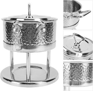 Recipiente para Calentar Comida de Acero Inoxidable Pulido, con Tapa, para Buffet, Hotel, Catering, Restaurante, Duradero, Antiadherente, 26 cm - Product Image 6