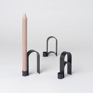 Modern <b>Black</b> Iron 3-Arm Taper Candle Holder Minimalist Metal <b>Candelabra</b> For Wedding Table Centerpiece Home Christmas Decor Stand - Product Image 3