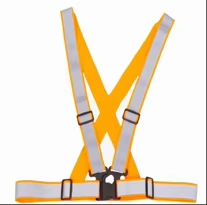 <b>Reflective</b> Safety Vest Class 1 Green Orange High Visibility Work Wear Lightweight Waterproof Construction - Product Image 3