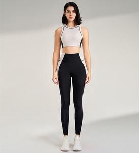 Ropa de yoga elástica de cintura alta para mujer, ropa deportiva, leggings de fitness, conjuntos deportivos para mujer - Product Image 3