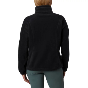 Veste polaire classique à manches longues, vêtements de travail, col montant, vestes polaires en sherpa, hauts polaires chauds pour femmes pour l'hiver - Product Image 2