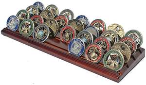 Wooden Coin <b>Display</b> <b>Case</b> Cabinet Wooden Challenge Coin <b>Display</b> - Product Image 2