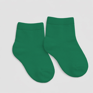 Chaussettes pour enfants en coton doux et respirant, chaussettes d'école pour garçons et filles, ajustement extensible, durables pour un usage quotidien, lot multiple - Product Image 2