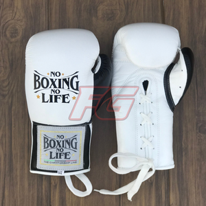 Guantes de Boxeo MMA Personalizados de Cuero Vacuno Auténtico para Entrenamiento y Sparring, con Absorción de Humedad y Cierre de Gancho y Bucle, Sin Boxeo No Hay Vida - Product Image 4