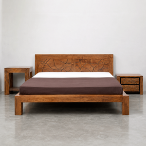 Plataforma de Madera de Mango Sólida, Ecológica, Plegable, Ajustable, Convertible, de Lujo Moderno, de Alta Calidad, Tamaño Completo, Venta al Por Mayor - Product Image 6