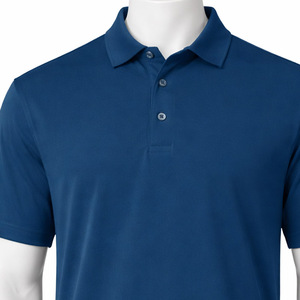 Polo de Hombre de Alta Calidad, 100% Algodón Jersey, Transpirable, de Secado Rápido, Manga Corta, Color Sólido, Corte Regular, Casual - Product Image 2