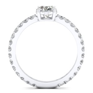 Anillos Solitarios de Moissanita de 1.4ct con Certificación GRA, Plata de Ley 925 REYES, Diseño Original, Accesorios de Boda, Joyería Fina - Product Image 4