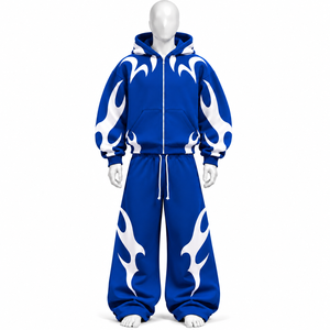 Ensemble de survêtement noir à capuche pour homme, pull à capuche et pantalon avec logo imprimé DTF personnalisé, en promotion - Product Image 6