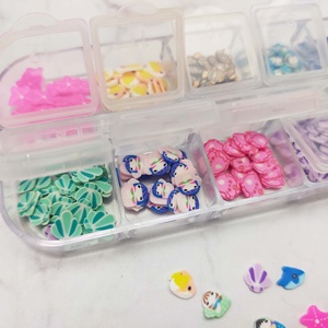 Polymer Clay Ocean-themed Slices <b>Miniature</b> Dollhouse Accessories Assorted Colors DIY Craft for ages 14+ - Product Image 2