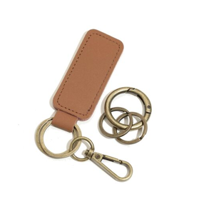 Hot Sele Personality Genuine Leather <b>key</b> Holder Custom Logo <b>Key</b> <b>Chain</b> for Gift Leather Keychain High Quality - Product Image 1