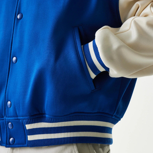 Chaqueta de Béisbol Universitaria Personalizada de Alta Calidad OEM para Hombre, con Parche Bordado, Talla Grande, Transpirable, Chaqueta Varsity - Product Image 5