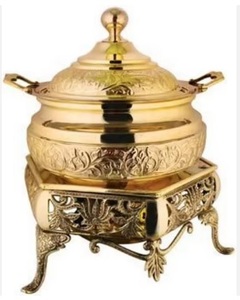 Juego de vajilla de acero inoxidable para buffet, calentador de alimentos, más vendido, para bodas y restaurantes, disponible a precio mayorista - Product Image 2