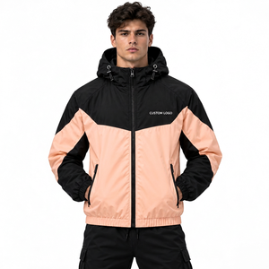 Veste coupe-vent légère et écologique personnalisée en polyester et coton, style streetwear, logo, vêtements de mode urbaine décontractés - Product Image 6