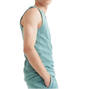 Solid Trader Deluxe Soft Cotton Stylish <b>Layering</b> Piece Summer Beach Wear Vibrant Colors High Density Stitching Mens Tank <b>Top</b> - Product Image 5