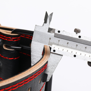 Ceintures de musculation en cuir de vachette de haute qualité, personnalisées avec logo imprimé, robustes, respirantes, pour la musculation et l'entraînement physique - Product Image 5