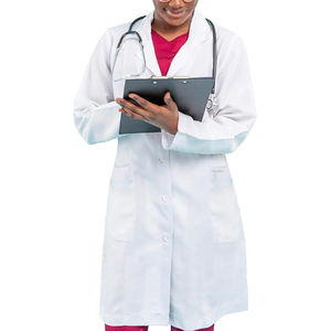 Bata de Laboratorio Moderna para Hombre, Talla Grande, Ligera, Uniforme de Hospital con Detección de Agujas, Impresión de Logotipo de Marca Personalizada Disponible - Product Image 1