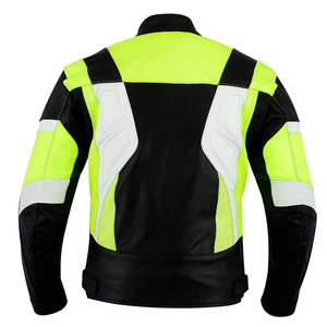 Chaqueta de Motociclista de Cuero para Hombre, Diseño de Primera Calidad, Ropa Profesional para Carreras de Autos, Ecológica, Transpirable, Anti-UV, Gran Venta, Precio Económico - Product Image 2