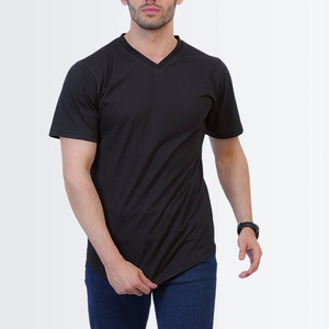 Camiseta de Cuello en V para Hombre, 100% Algodón, Último Estilo, Ropa de Moda de Alta Calidad, Impresión Personalizada, Estilo Urbano, Secado Rápido - Product Image 3