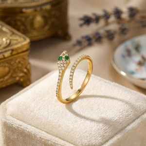 Emerald Rings 925 Sterling Silver Handmade Gemstone Rings Elegant Boho Jewelry Statement Rings Unique <b>Gift</b> For Women - Product Image 4