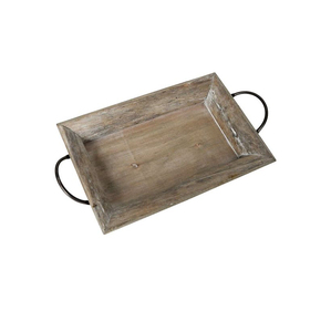Plateau de service en bois rectangulaire, motif ananas, peint à la main, style campagnard, vaisselle et assiettes - Product Image 6