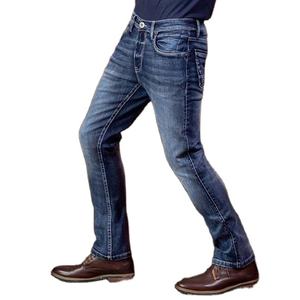 ผลิตในบังคลาเทศ กางเกงยีนส์ตรงผู้ชายแบบกําหนดเอง กางเกงลําลอง กางเกงยีนส์ผู้ชายขนาดสั่งทําพิเศษ - Product Image 3