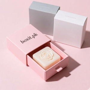 High-End Custom Drawer <b>Gift</b> <b>Box</b> with <b>Gold</b> Foil Embossed Logo Luxury Sliding Pull-Out Rigid Cardboard Packaging - Product Image 1