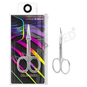 Tijeras profesionales para cutículas de acero inoxidable, cuchilla curva, recortador de uñas para manicura con herramienta de belleza de punta afilada - Product Image 3