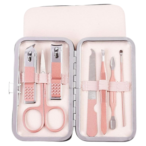 New Arrival RAICES ENTERPRISES Professional Luxurious Stainless-Steel Manicure Pedicure Instrument Set 5-in-1 Nail Clipper - Product Image 1