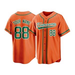 Uniforme Deportivo Personalizado, Jersey de Béisbol con Rayas, Poliéster Elástico, Estilo Dugout, Gráficos Cosidos, Impresión en Vinilo de Tacto Suave - Product Image 6