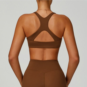 Women's Eco-Friendly Yoga Sport <b>Bra</b> High-Intensity Hollow-Out Back Yoga <b>Bra</b> - Product Image 5