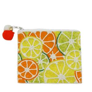 Trendy Handmade <b>Seed</b> Beads Coin Pouch With Soft Lining Bohemian <b>Seed</b> Beads Embroidered Coin Purse Stylish Look - Product Image 2