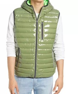 Chaleco de Invierno sin Mangas para Hombre, con Estampado Puff, Diseño Personalizado, Logotipo Personalizado, Color Sólido, Transpirable, de Alta Calidad - Product Image 2