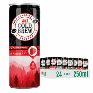 Vinut Vietnam 250ml Cold BREW-arabica & Robusta beans, Non-GMO, dairy & Free, gluten label, ตัวอย่างฟรี, บริการ OEM - Product Image 1