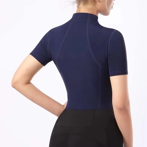 Chemise d'équitation à manches courtes pour femmes, chemise d'équitation pour concours, vêtements de compétition, respirante, extensible, séchage rapide, chemises d'équitation - Product Image 2