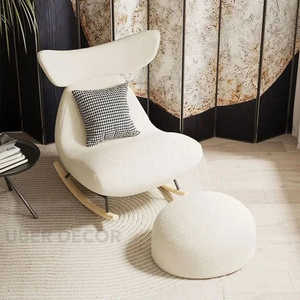 NUBIYA Nordic Modern Rocking <b>Chaise</b> <b>Lounge</b> 19kg for Living Room & Relaxed Interiors - Product Image 2