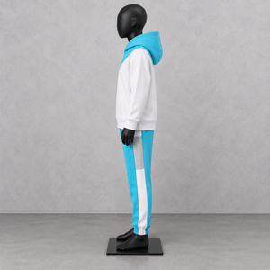Ensemble de survêtement unisexe en polaire respirant à capuche, décontracté et sportif, avec sweat-shirt et pantalon de jogging - Product Image 6