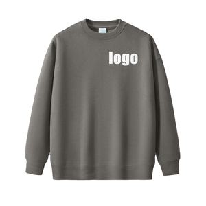 <b>White</b> Men Sweatshirt Casual Streetwear Pullover Relaxed Fit Fashion <b>Top</b> Custom USA Wholesale Apparel Trendy Everyday Wear - Product Image 3