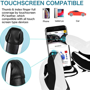 Guantes de Esquí Profesionales Impermeables, Guantes Térmicos de Nieve con Función de Pantalla Táctil, Equipo de Snowboard Resistente para Clima Frío - Product Image 4