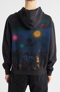 เสื้อฮู้ดดี้ผู้ชายลำลองทรงโอเวอร์ไซส์ ผ้าฝ้าย สตรีทแวร์ ผู้จำหน่ายเสื้อฮู้ดดี้ - Product Image 3