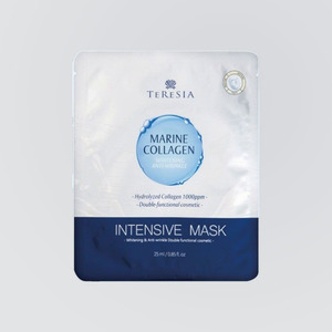 <b>collagen</b> face mask Korean K-Beauty Tersia <b>Marine</b> <b>Collagen</b> Intensive Mask Sheet Pack 10 Sheets Made in Korea - Product Image 3
