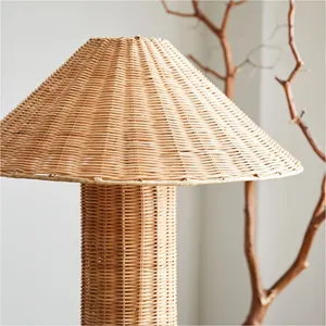 Elegant Handmade <b>Rattan</b> Desktop <b>Lamps</b> Premium Unique Design, Trending Restaurant <b>Table</b> Lights for Sale - Product Image 6