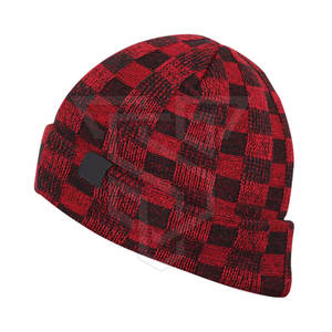 Customized New Design 100% Wool Daily Soft Beanie Hats Rich Cotton Beanie Hat - Product Image 1