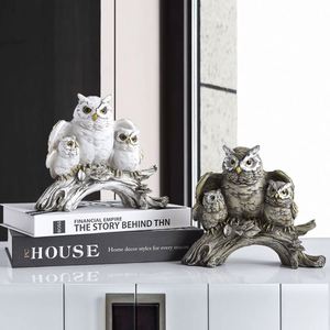 Nuevos Adornos de Resina con Diseño de Búho Americano, Decoración Creativa para el Hogar, Adornos para Sala de Estar - Product Image 3