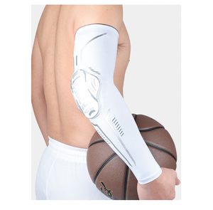 Manchon de protection de coude et de bras de sport à compression, flexible et respirant, avec structure alvéolée anti-collision pour le basketball et le football - Product Image 3