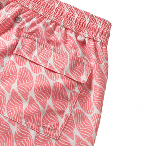 Retro Above Knee Length <b>Short</b> Cut Sexy Fit Custom <b>Pattern</b> Printed Nylon Quick Dry <b>Men</b> Swimming Board <b>Shorts</b> - Product Image 5