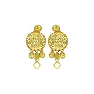 เครื่องประดับแฟชั่นขายส่ง ชุบทอง 14K18K24K ไมครอน งานหนัก สร้อยคอยาวสำหรับเจ้าสาว สไตล์ดูไบแบบดั้งเดิม ชุดเครื่องประดับ - Product Image 6
