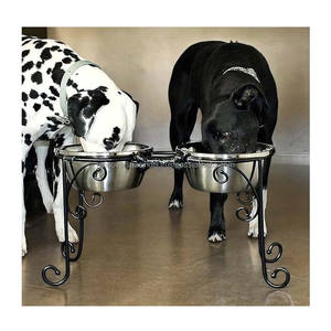 Cuencos para mascotas de acero inoxidable de primera calidad con soporte de metal para opciones de comida y agua al por mayor a los mejores precios del proveedor - Product Image 2